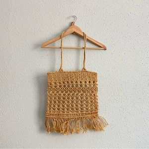 Vintage Knit Bag